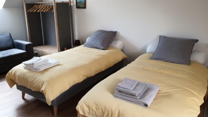 La chambre double - Gîte du Petit Crochet à Fresnay-sur-Sarthe